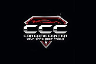 design a custom automotive car wash, garage and racing logo for your business