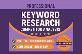 do SEO keyword research and competitor analysis