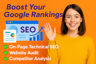 do onpage technical seo website audit and competitor analysis for google ranking
