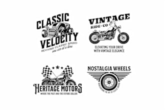 do logo badge vintage retro design for sticker and tshirt