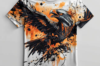 create urban artsy edgy street wear and t shirt design