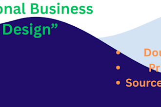 design a professional and unique business card for your brand