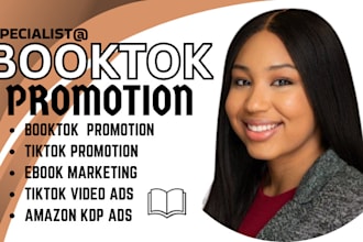 do viral book promotion kdp marketing book advertising booktok promotion tik tok
