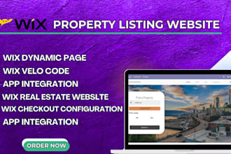 wix velo code wix property listing dynamic page wix app integration wix checkout
