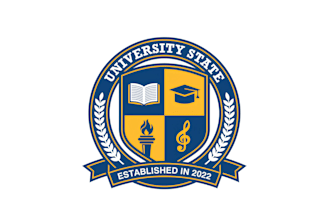 design education daycare, school, university, academy logo
