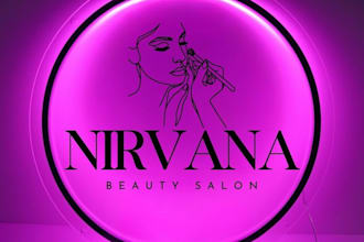 do spa beauty natural health wellness and cosmetic logo with unlimited revisions