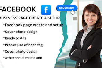 do facebook business page create and setup