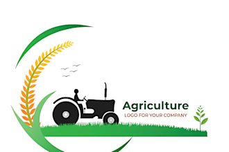 create landscape, agriculture, and lawn care business logo