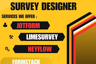 heyflow, formstack, qualtrics,typeform, scorecard,compliant form, jotform expert