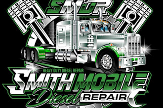 design gorgeous truck repair logo
