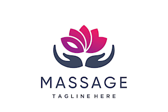 do natural spa yoga wellness health massage skincare logo