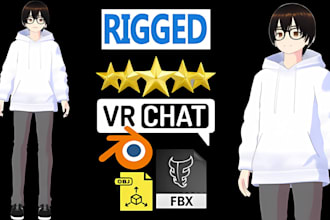 create custom vrchat avatar, nsfw, furry, vtube avatar, vr character, vrc, vrm