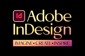 do any graphic design using adobe indesign