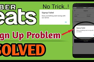 automate uber and zifty bot, uber eat bot, reactivate banned account, fix error