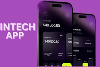 develop fintech app payment app p2p app money transfer app