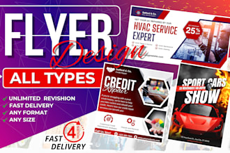 design product flyer, real estate, business, event flyer, leaflet and poster
