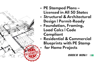 licensed architect structural engineer  pe stamp in oregon oklahoma ohio