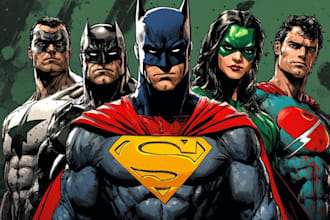 do you a dc or marvel style comic book superhero