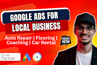 setup and optimize google PPC ads for flooring, auto repair, or coaching