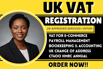 register UK and germany vat and file UK corporate tax return for non residents