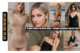 create a custom ai model influencer for your social media or product campaigns