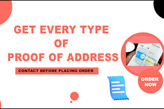 assist  with proof of address all in one