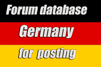 manually make 1000 forum backlinks by posting on high authority general thread