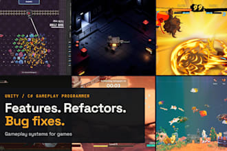 develop, refactor, or debug your unity game