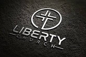 do church christian logo design in 12 hours