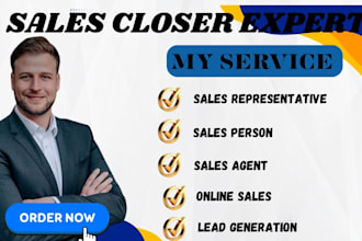 high converting salesperson sales closer virtual assistant sales agent sales rep