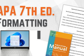 proofread apa 7, fix ai paper writing, mla, format citations, reference style