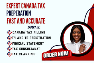 prepare and file canada corporate tax return t2
