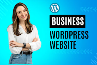create a professional wordpress business website or full stack developer site