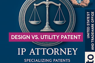 do patent search, drafting, and filing for utility and design patents