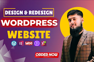 create, revamp, rebuild, fix issues, redesign website as a wordpress developer