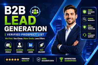 do b2b lead generation, targeted email list, linkedin leads