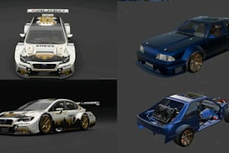 do dirt track racing, car print, car modeling, assetto corsa, aerospace model