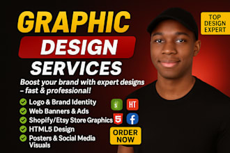 design professional logo and banners for ebay shopify etsy and amazon