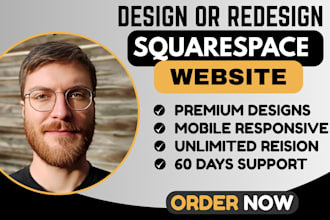 build a squarespace business website design squarespace website development