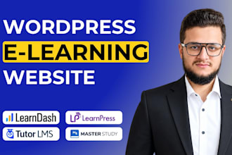 build responsive elearning platform using wordpress