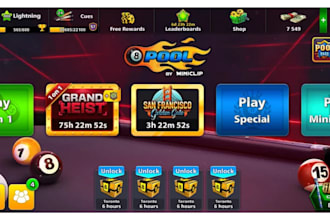 do snookers multiplayer game, 8 ball pool, slot, blackjack, card game, bc game