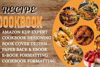 design a cookbook cover and format your recipe book for publishing