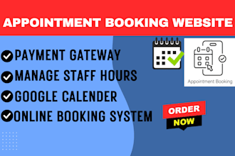 install the amelia booking plugin and create an appointment booking website