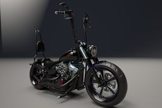 high detail cruiser 3d bike,utility vehicle,engine,fusion360,mafia bike,livery