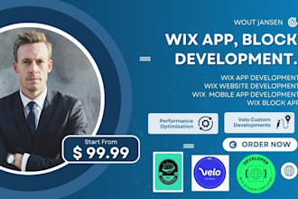 create wix mobile app, wix block app, wix spaces, fit by wix