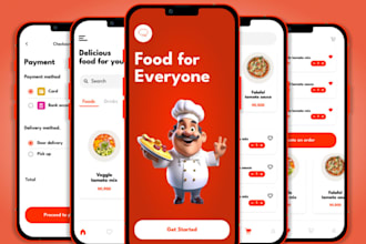 develop food delivery restaurant website app enterprise mobile app ui ux design