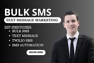 send bulk SMS and text message marketing, using twillio