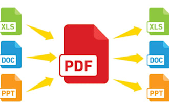 convert pdf to word or excel