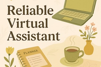 be your reliable virtual assistant for admin and inbox support