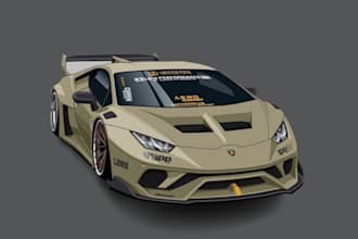 do 3d car model, 3d sport car, 3d vehicle, fivem, gta car, 3d printing, game